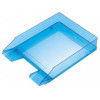Corbeille à courrier Transparente ARK 450 / Bleu