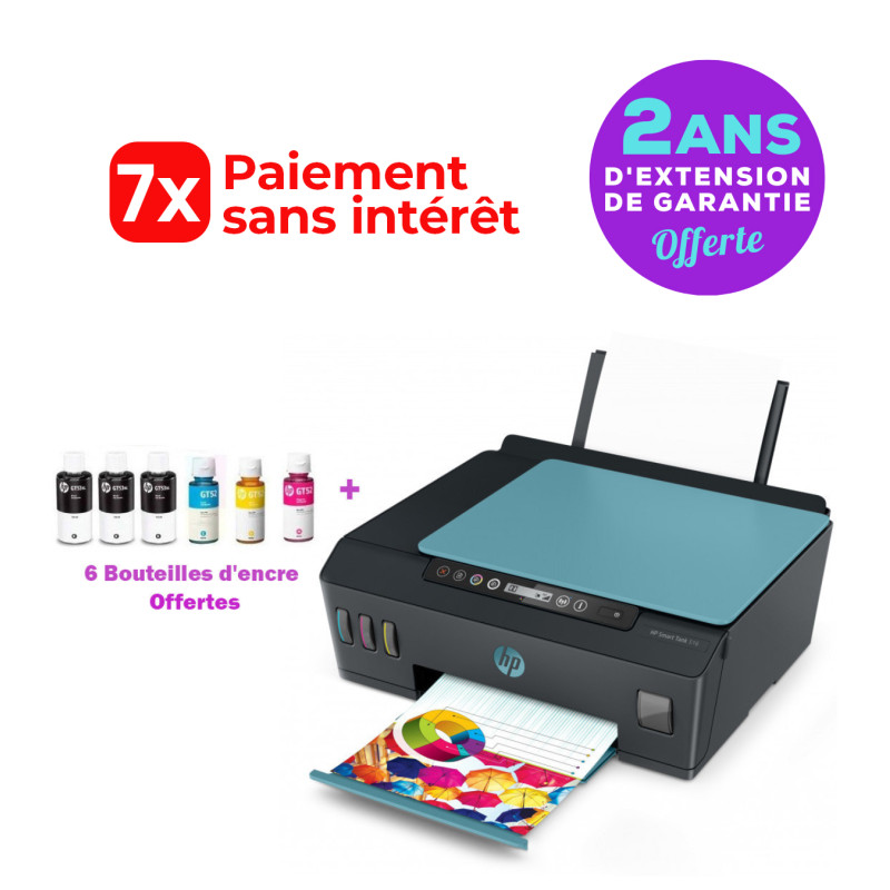 HP SMART TANK 615 / WIFI-IMPRIMANTE MULTIFONCTION JET D'ENCRE TOUT