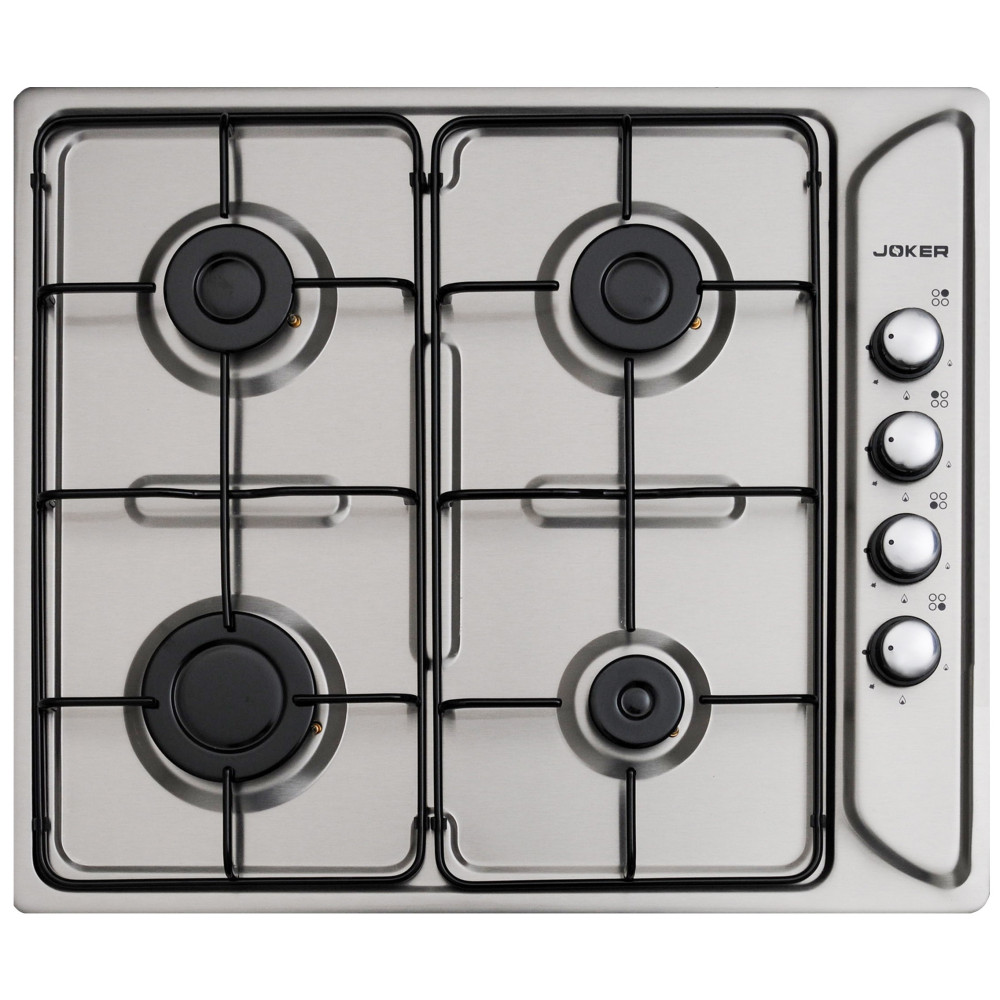 Plaque INOX 4 Feux JOKER / 60cm / Inox