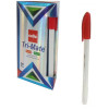 BOITE DE 30 STYLOS À BILLE CELLO TRI MATE / Rouge