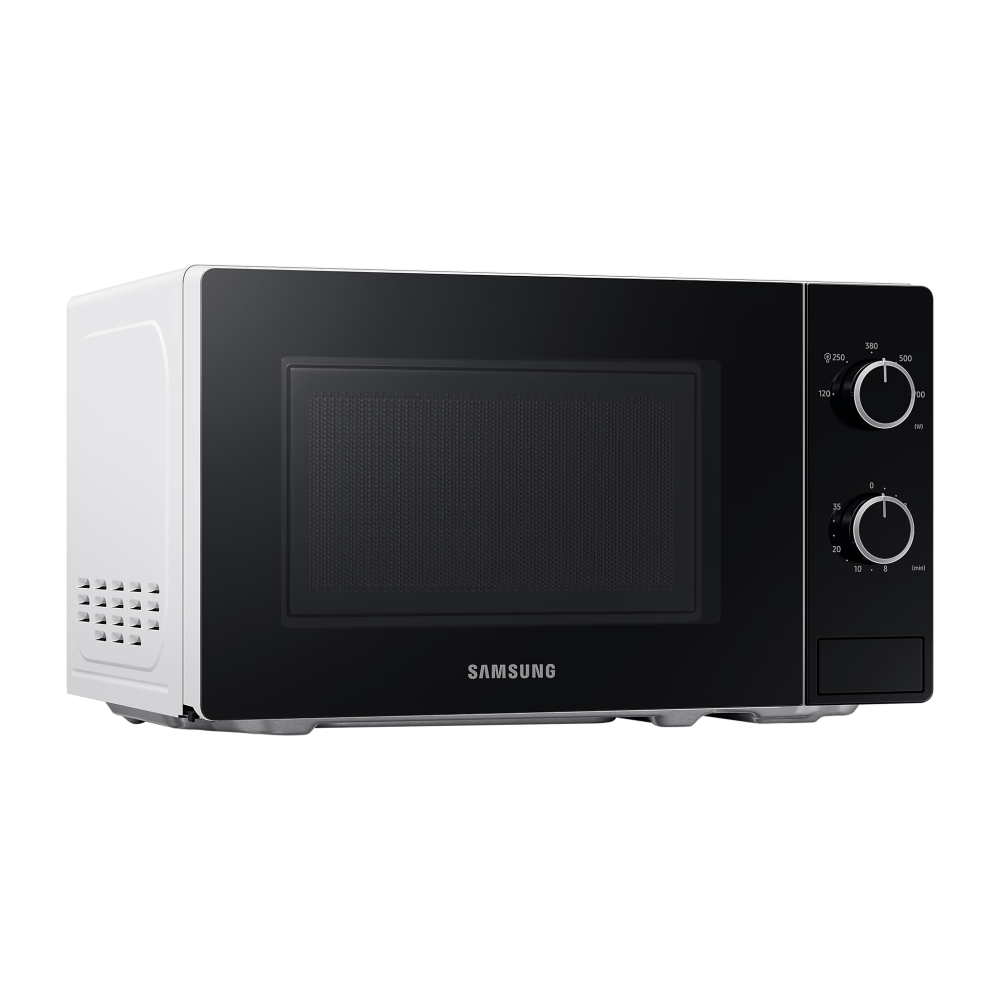 Micro-onde Samsung 20L / 700 W / Solo MWO avec porte en verre plein / Blanc