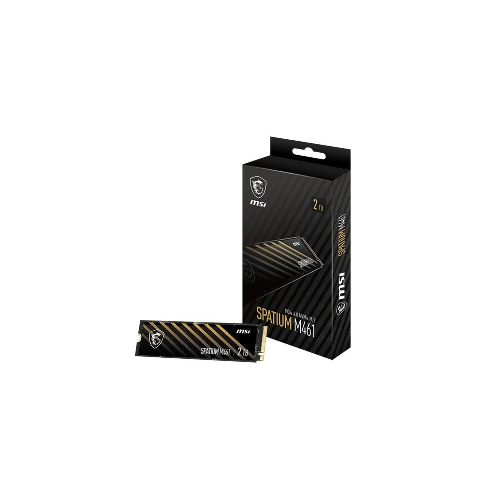 Disque Dur Interne SSD MSI SPATIUM M461 PCIe 4.0 NVMe M.2 / 2 To