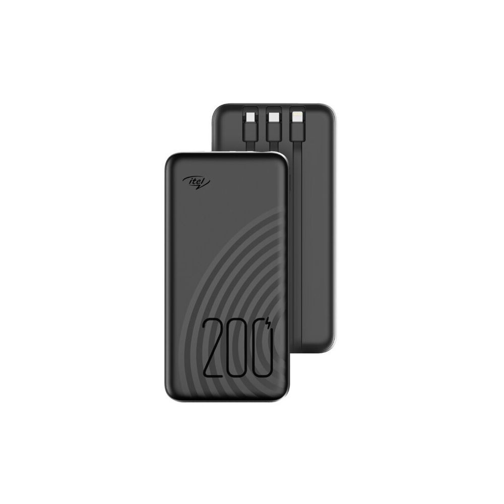 Power Bank Itel STAR 200C / 20000 MAh / Noir