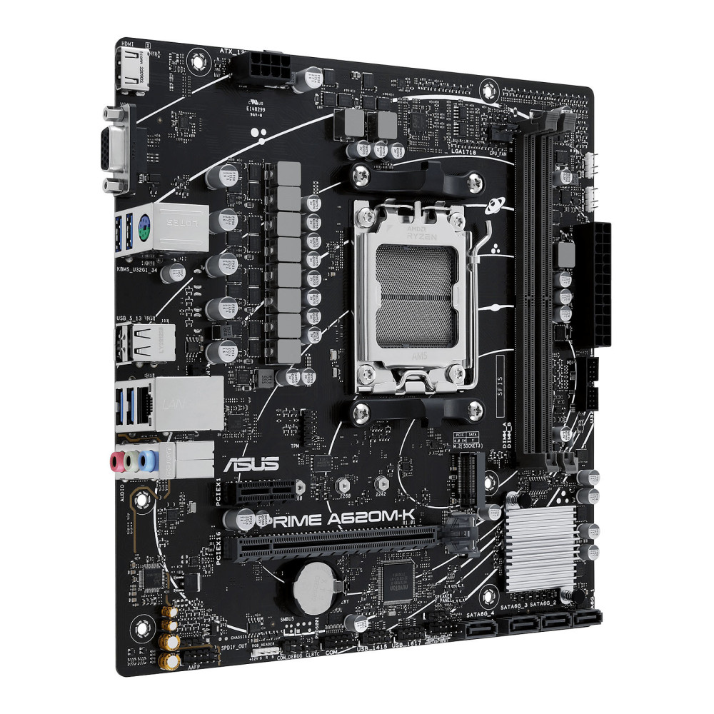 Carte mère ASUS PRIME A620M-K / Micro ATX / AM5 / DDR5