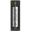 CHARGEUR LI-ION USB GP L111 AVEC AKKU 18650 RECHARGEABLE / 3.7V-2600MAH