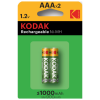 2X PILES KODAK RECHARGEABLE - 1000MAH