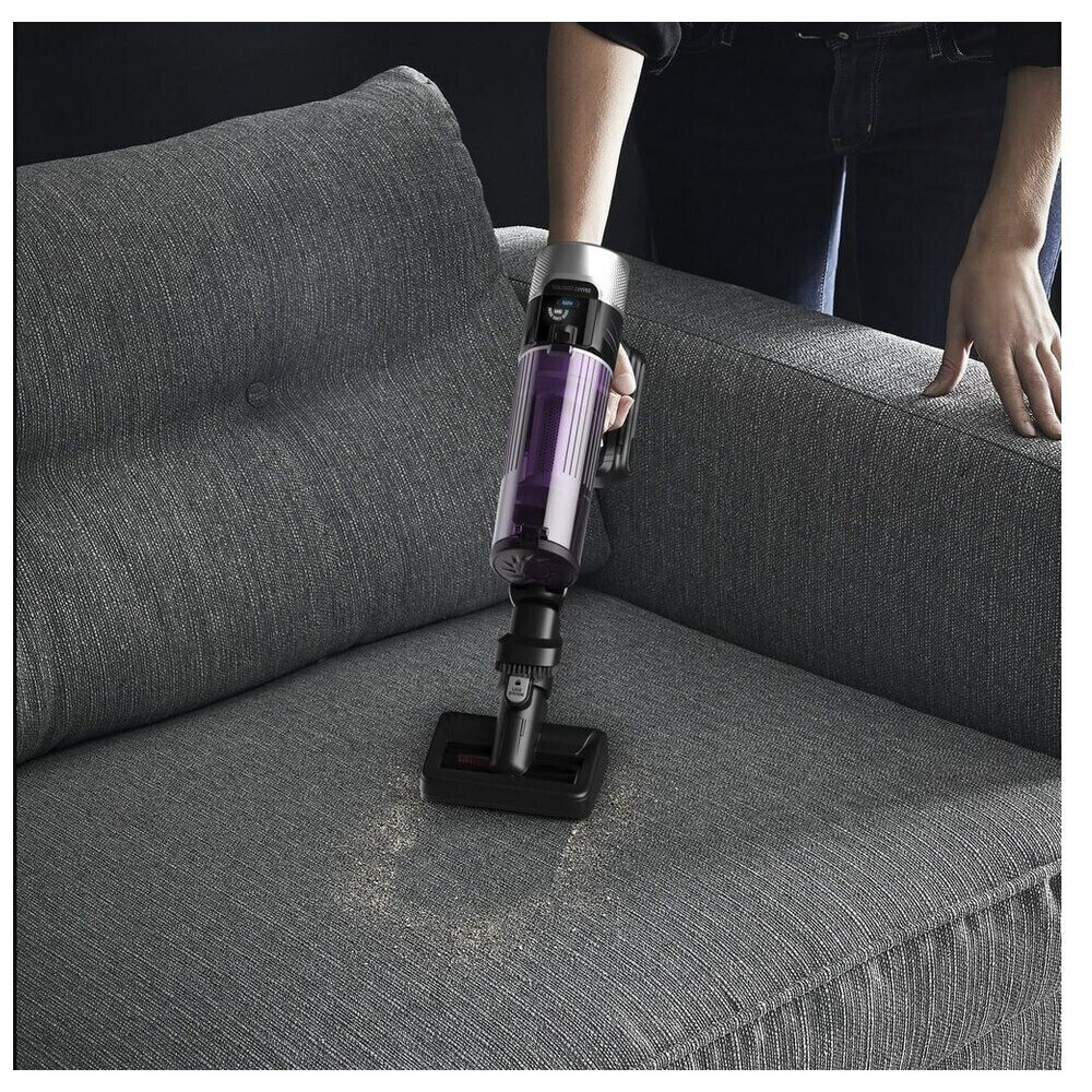 Aspirateur Balai ROWENTA Rechargeable / 0.4L / Noir et Violet