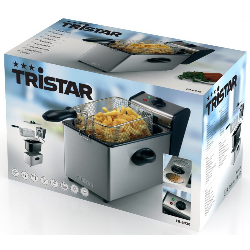 Friteuse Capacité 4L Corps inox Tristar FR-6930