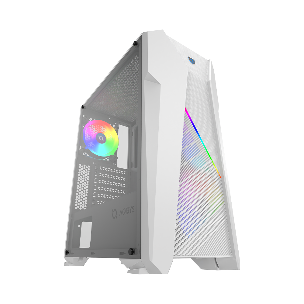 Boîtier Gamer Midi Tour AQIRYS-CANOPUS ARGB / Blanc