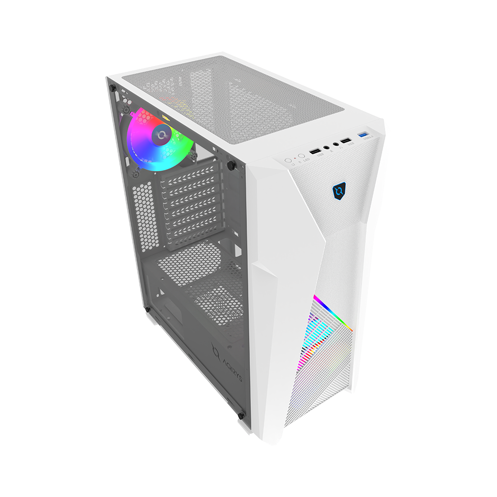 Boîtier Gamer Midi Tour AQIRYS-CANOPUS ARGB / Blanc