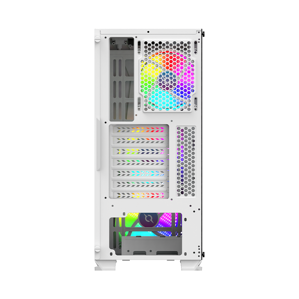 Boîtier Gamer Midi Tour AQIRYS-CANOPUS ARGB / Blanc
