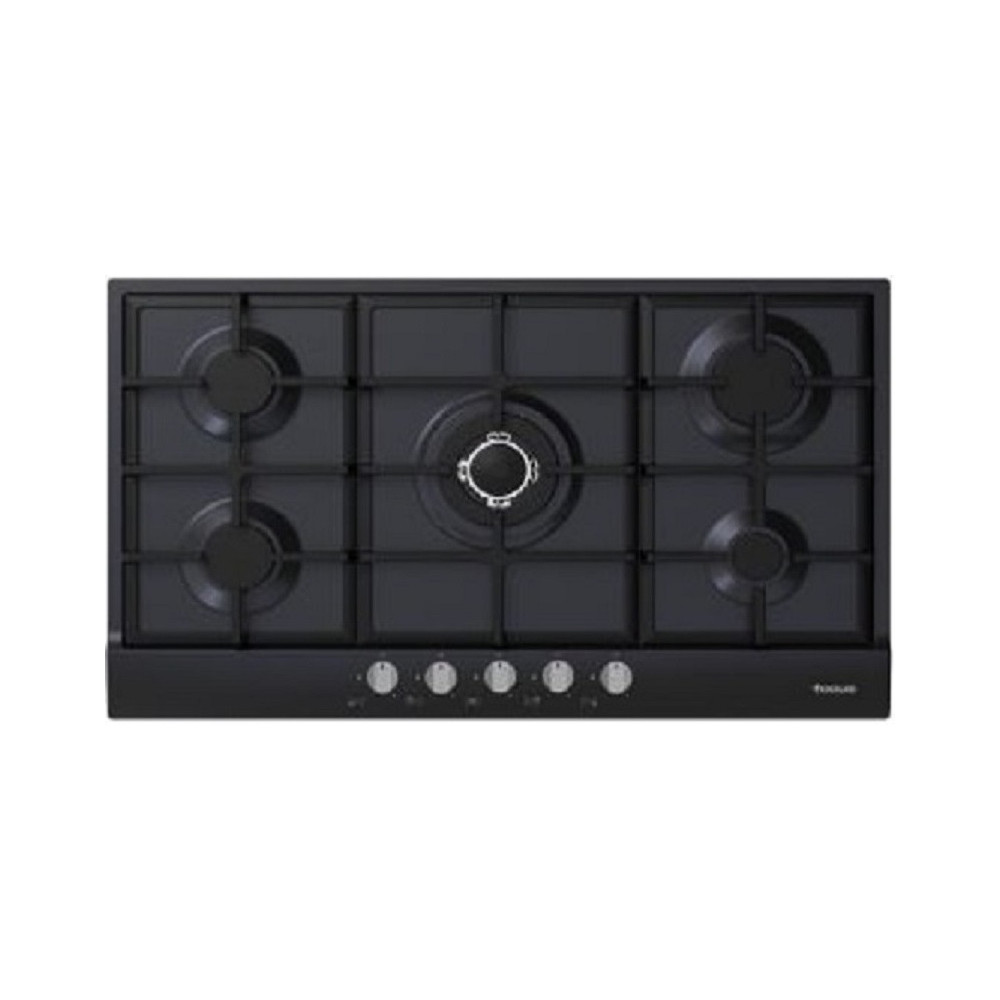 Plaque De Cuisson à Gaz Focus / 5 Feux / Noir / 86Cm