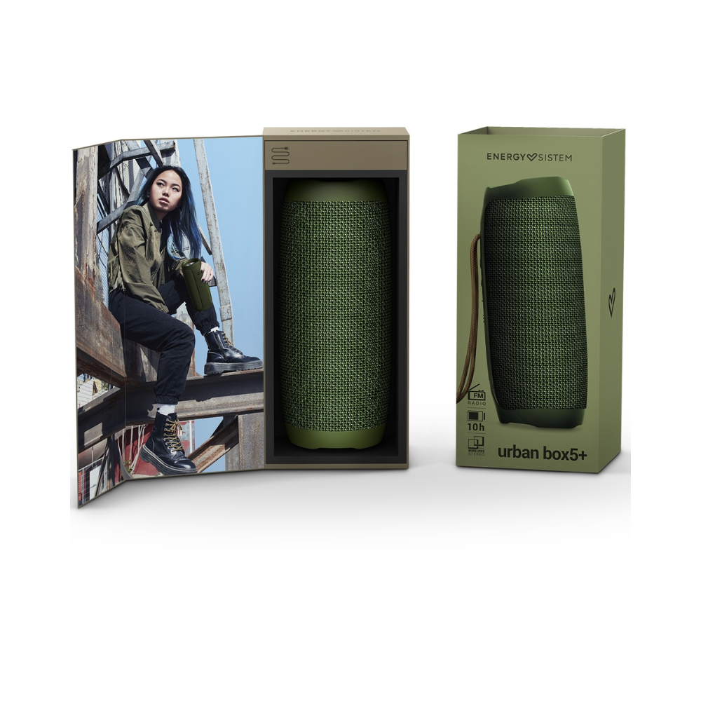 Enceinte Portable Bluetooth Urban Box 5+ Army Ocean Energy Sistem / Vert