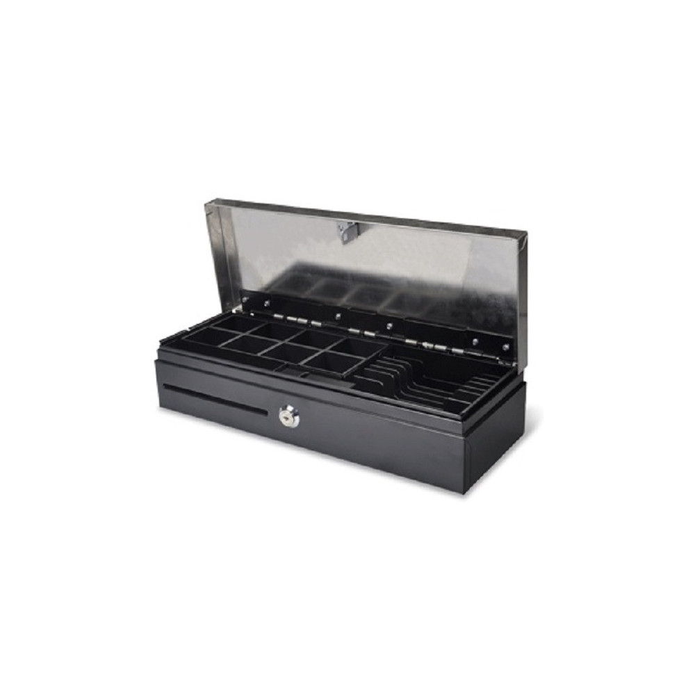 Tiroir Caisse 71SS 460A RJ 6bills / 8coins / NOIR / INOX
