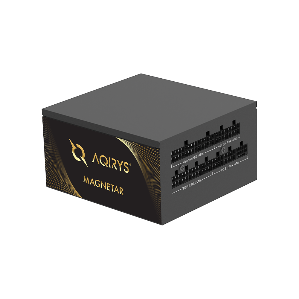 Boite d'alimentation AQIRYS MAGNETAR / 850W / GOLD / Modulaire