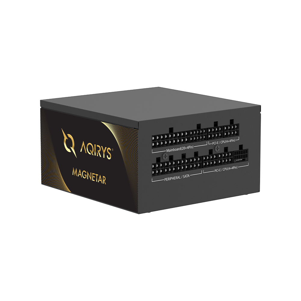 Boite d'alimentation AQIRYS MAGNETAR / 850W / GOLD / Modulaire