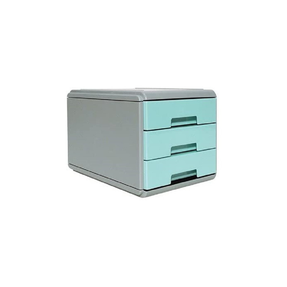 Mini Bloc de 3 Tiroirs ARDA / Bleu Pastel