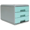 Mini Bloc de 3 Tiroirs ARDA / Bleu Pastel
