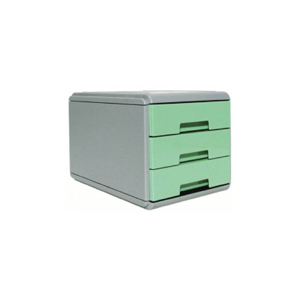 Mini Bloc de 3 Tiroirs ARDA / Vert Pastel