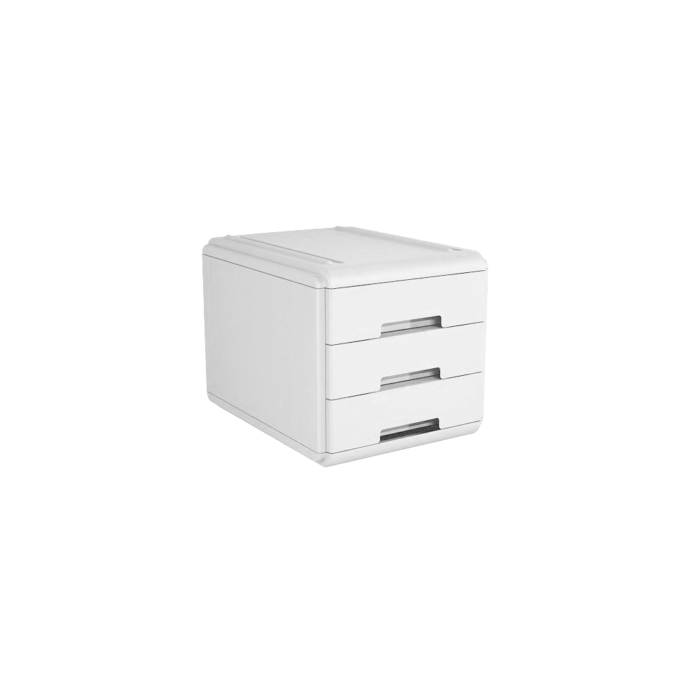 Mini Bloc de 3 Tiroirs ARDA / Blanc
