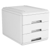 Mini Bloc de 3 Tiroirs ARDA / Blanc