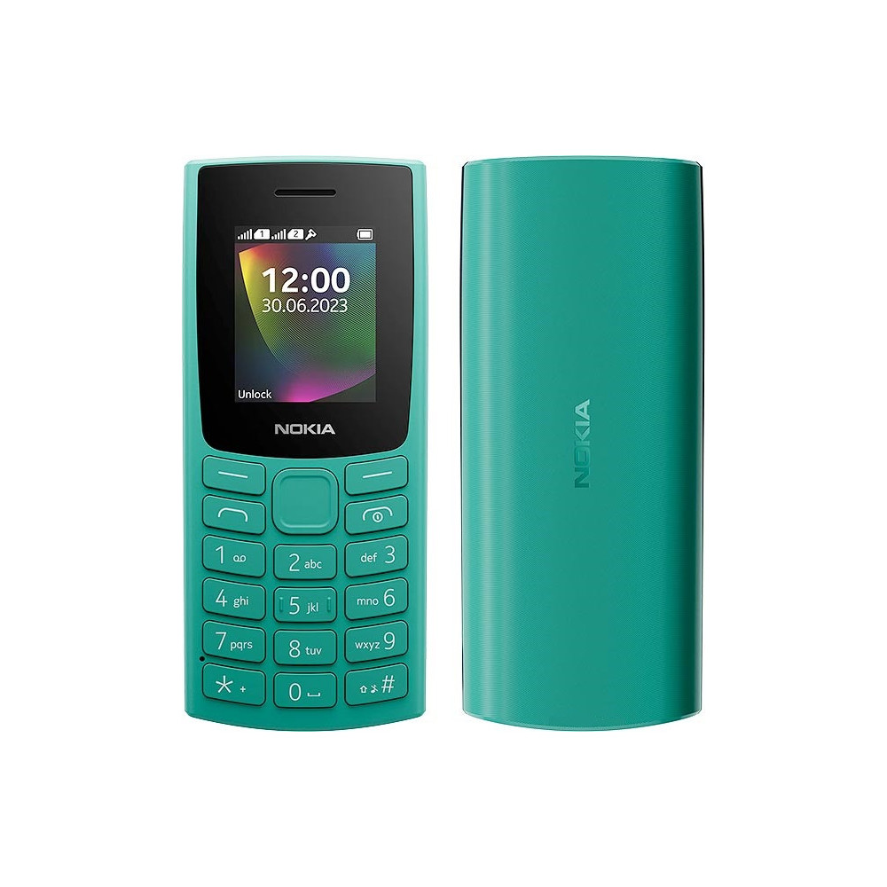 Téléphone Portable Nokia 106 2023 / Double SIM / Vert