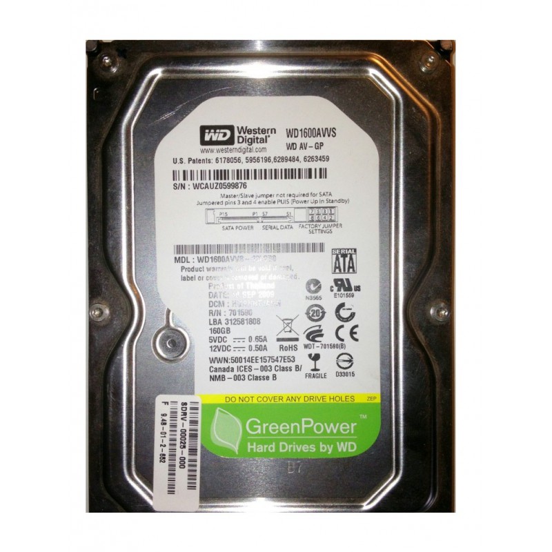 Disque Dur Interne Western Digital 160 Go