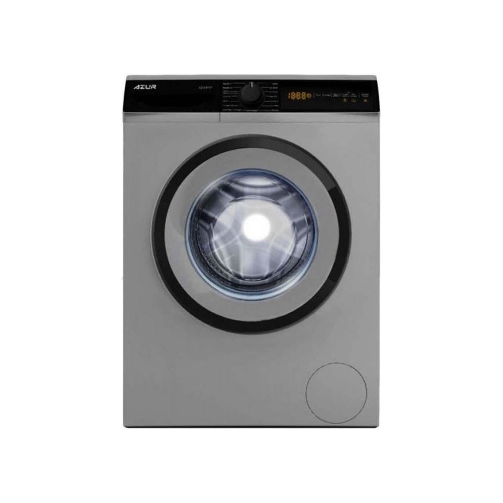 Lave Linge Frontale Azur AZ1209T2T / 9 KG / 1000 trs / Silver  / AZ1209T2T