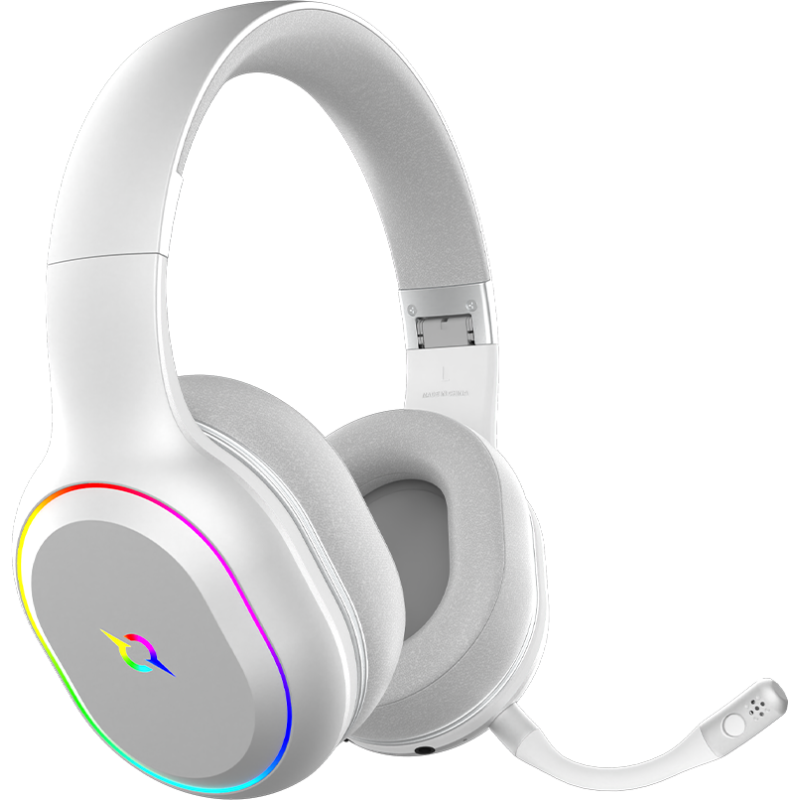 Casque Micro GAMER AQIRYS LYRA / Sans Fil / Blanc