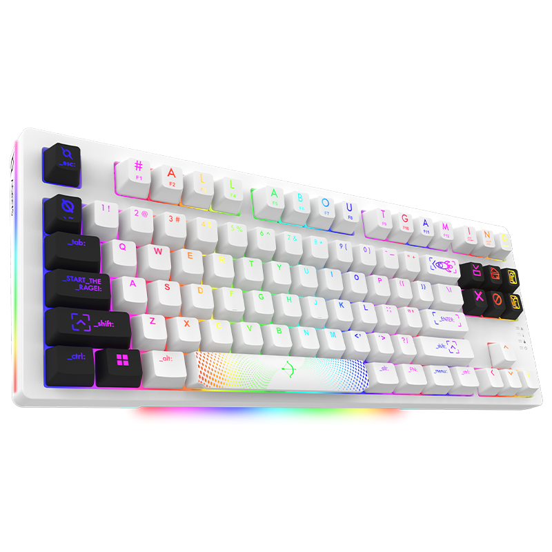 Clavier Gamer Mécanique AQIRYS ALUDRA TKL 100% Anti-ghosting RGB