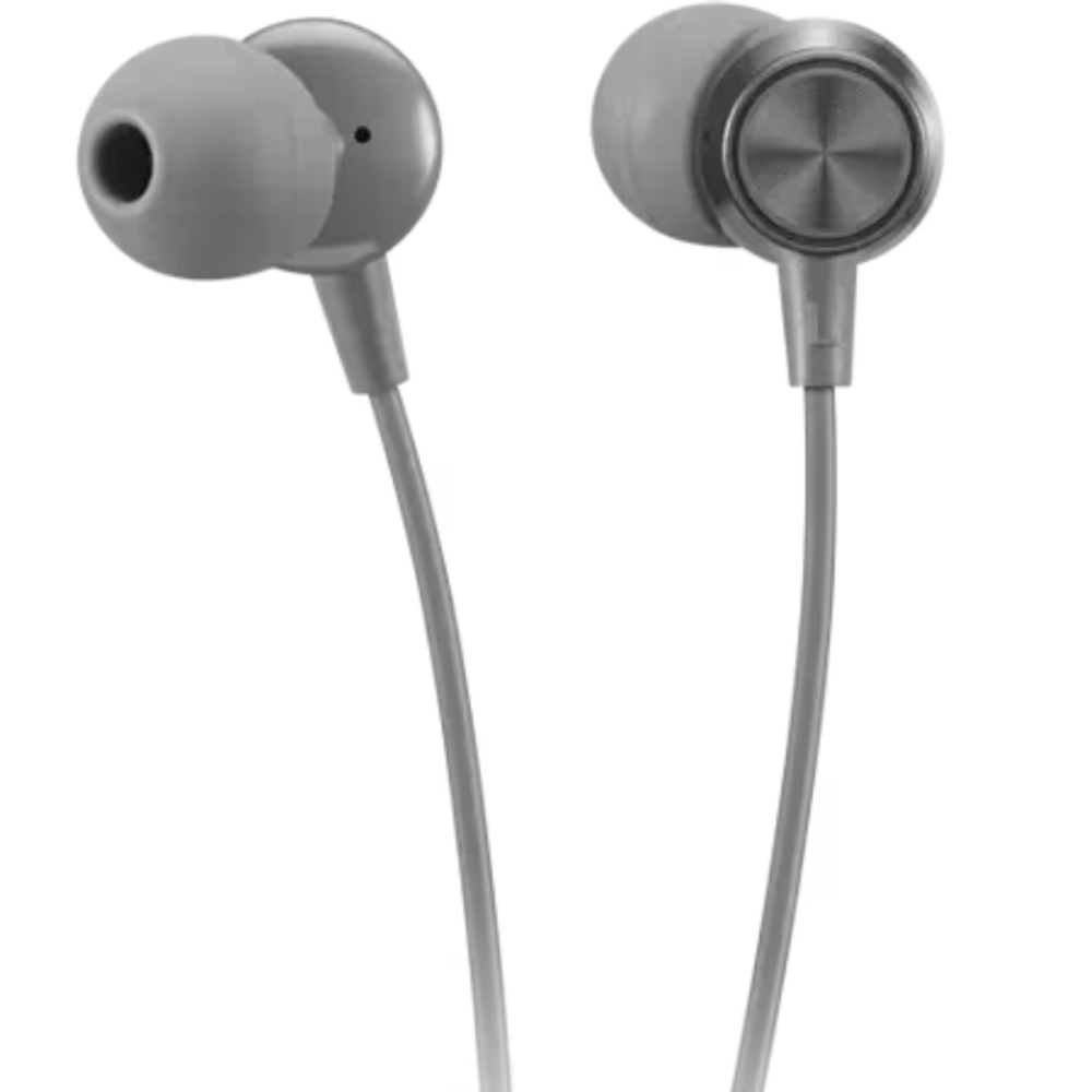 Écouteurs filaires intra-auriculaires Lenovo 300 / USB-C / Gris