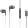 Écouteurs filaires intra-auriculaires Lenovo 300 / USB-C / Gris