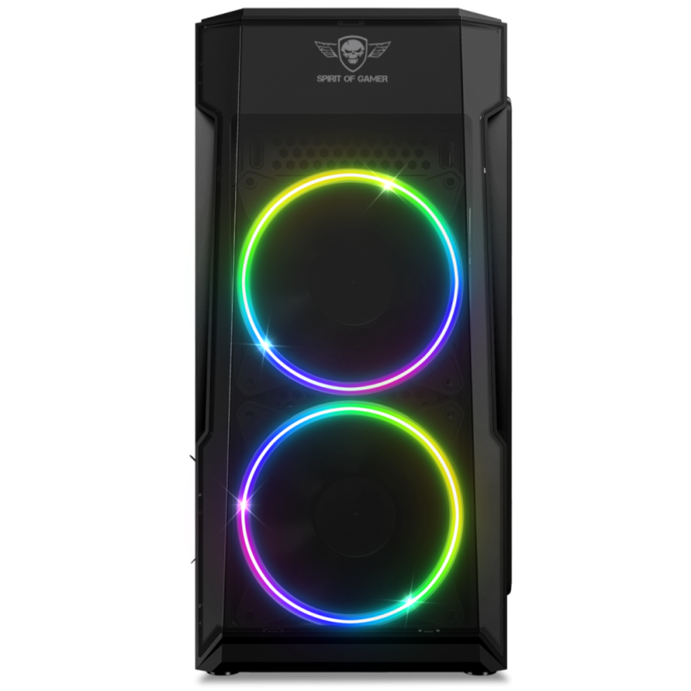 Boitier Gamer Spirit of Gamer Deathmatch 3 RGB Edition / MATX / ITX / Noir