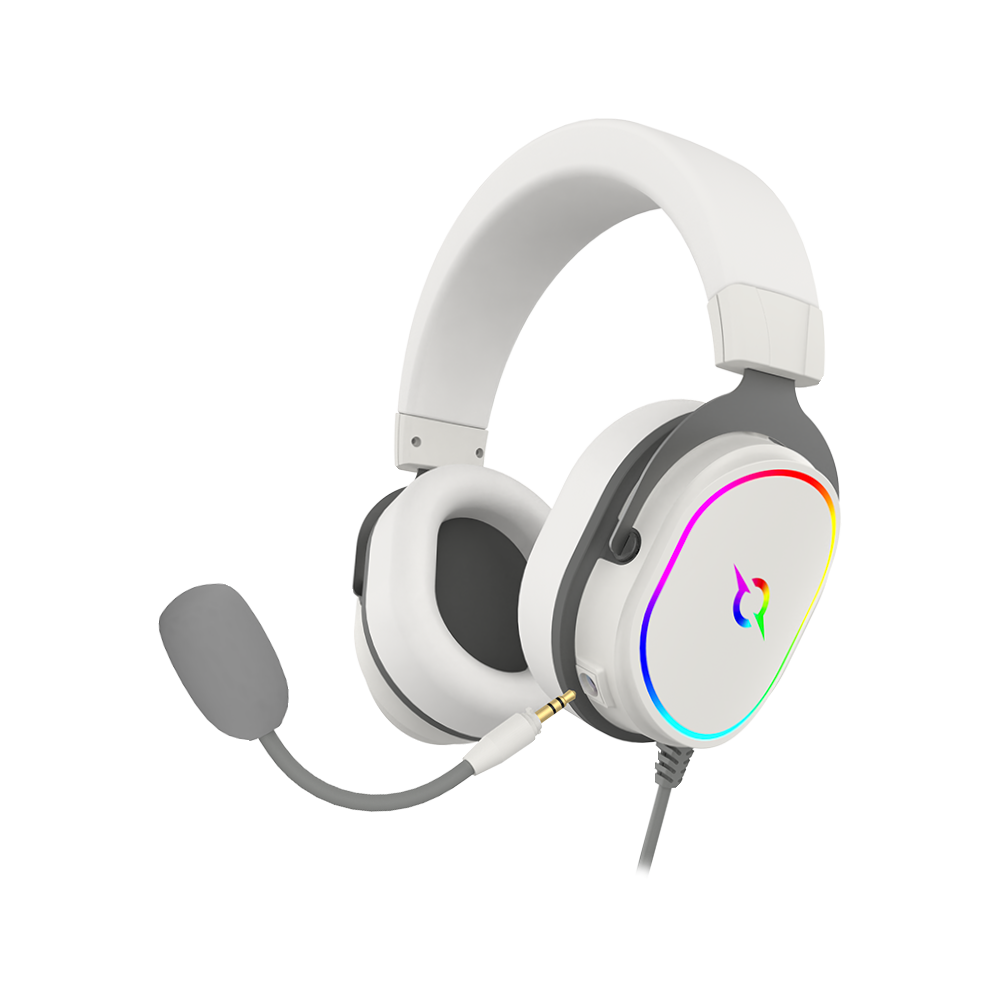Casque Micro GAMER AQIRYS ALTAIR / Filaire / Blanc