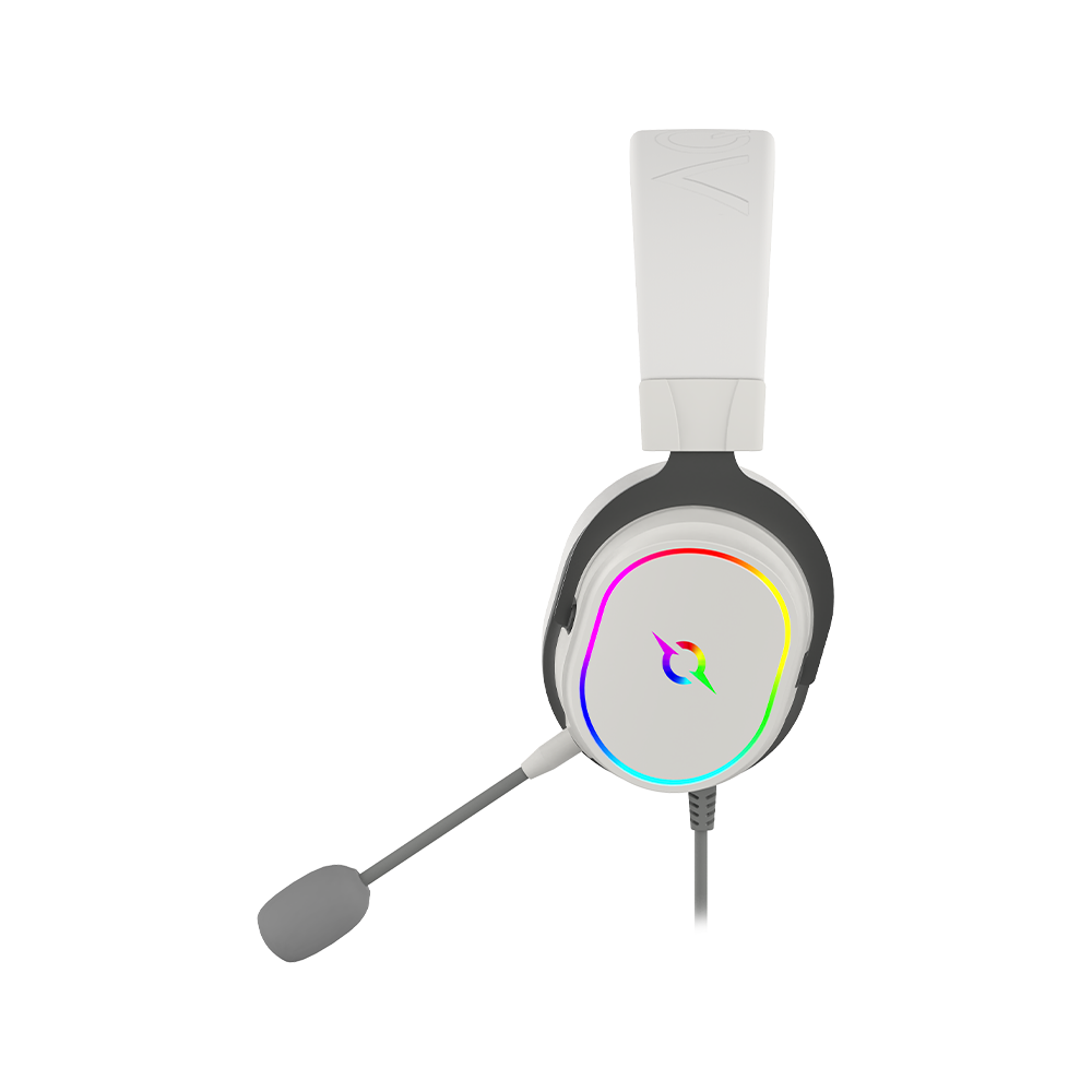 Casque Micro GAMER AQIRYS ALTAIR / Filaire / Blanc