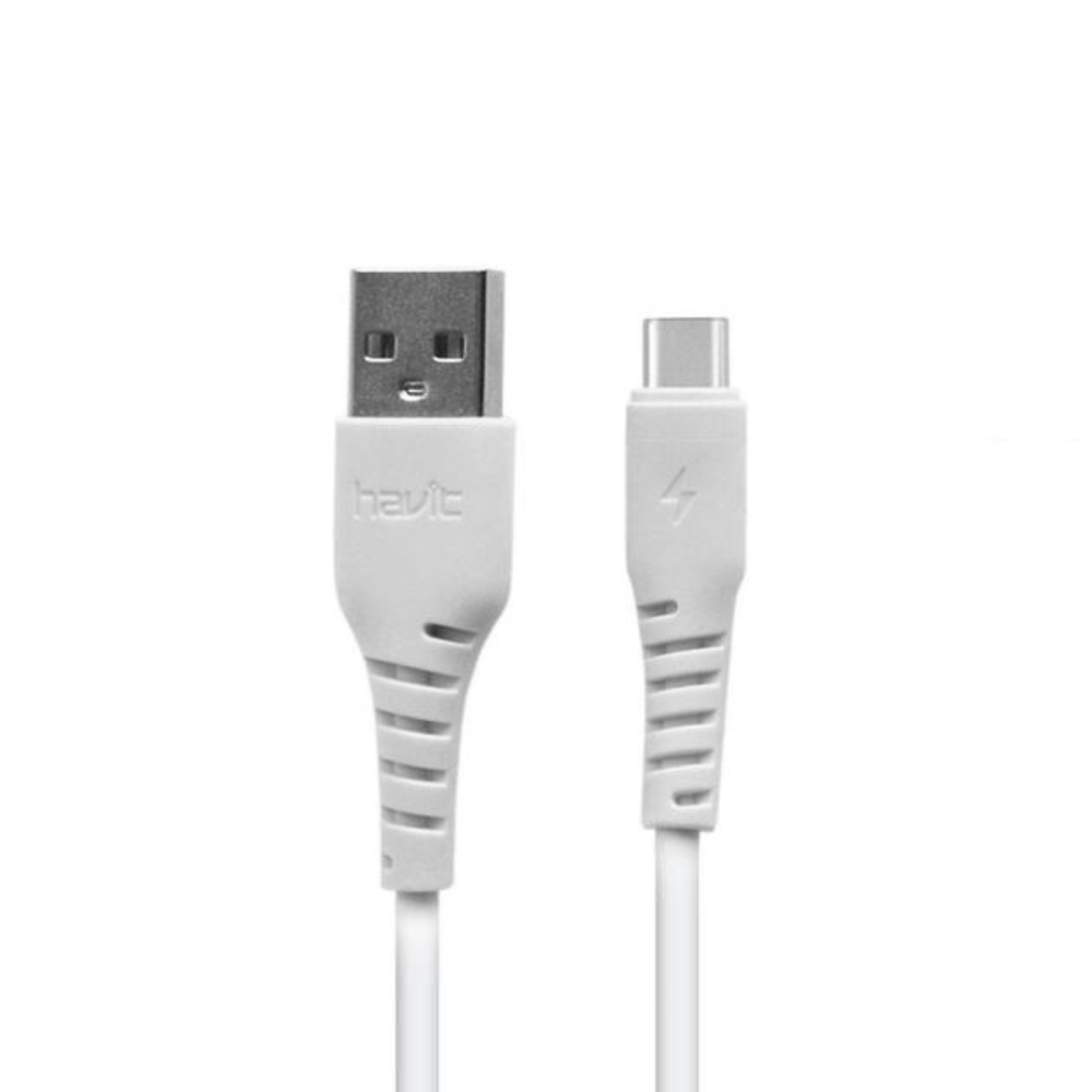CHARGEUR SECTEUR HAVIT HV-ST902 / 2 PORTS USB + Câble TYPE-C / 10W