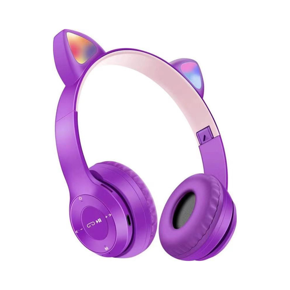Casque-Micro Bluetooth P47 / Violet