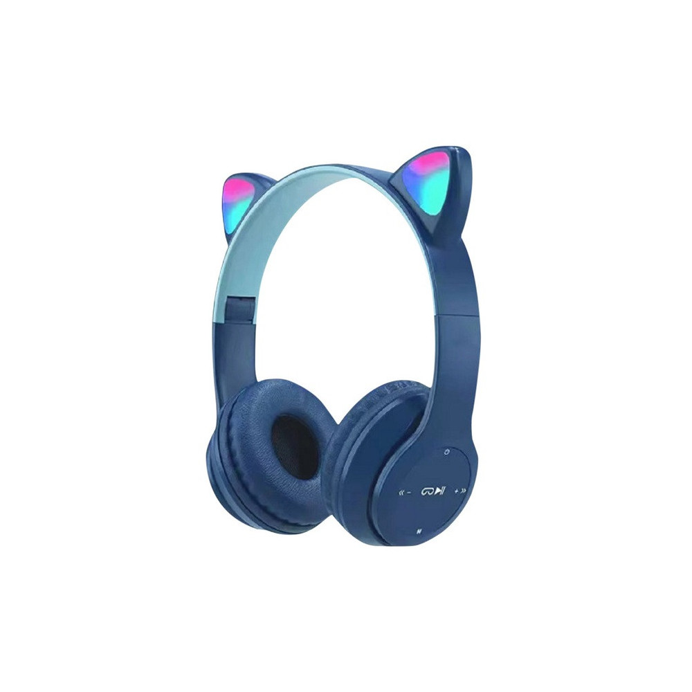 Casque-Micro Bluetooth P47 / Bleu