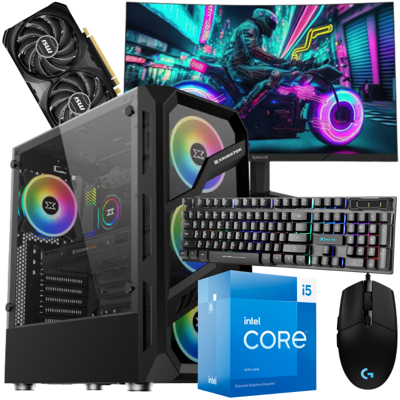 Pc de Bureau Gamer SPECIAL / i5-13400F / RTX 4060 Ti VENTUS 2X OC