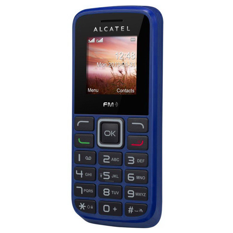 Téléphone Portable Alcatel 1010D / Bleu / Double SIM