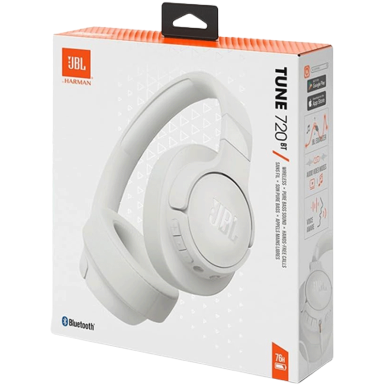 Casque JBL - T720 - Bluetooth - Blanc