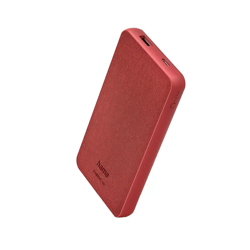 Hama Power Pack Fabric 10 / 10000mAh / ROUGE