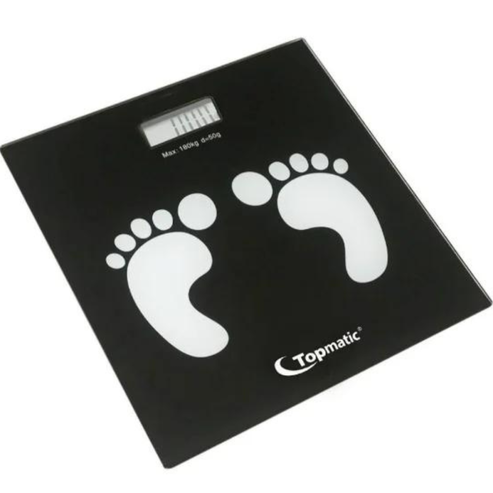 Pèse Personne Électronique Topmatic PS400-B / 180 KG / Noir