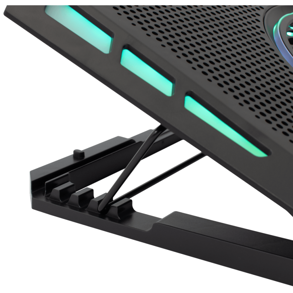 White Shark COOLING PAD GCP-13 AURORA / 5 ventilateurs RGB