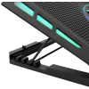 White Shark COOLING PAD GCP-13 AURORA / 5 ventilateurs RGB