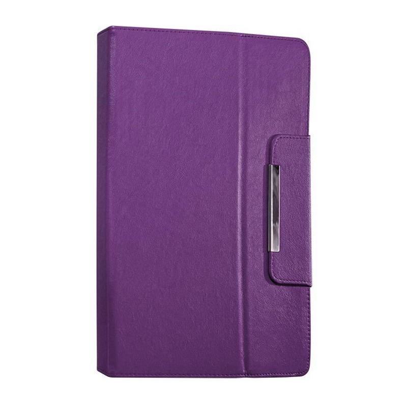 Etui en cuir pour tablette 8" Violet