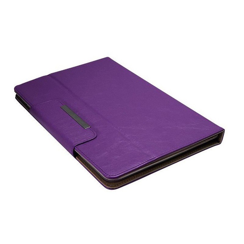 Etui en cuir pour tablette 8" Violet