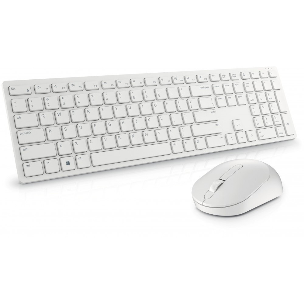 Ensemble Clavier et souris sans fil Dell Pro KM5221W Pro / Qwerty / Arabe / Blanc