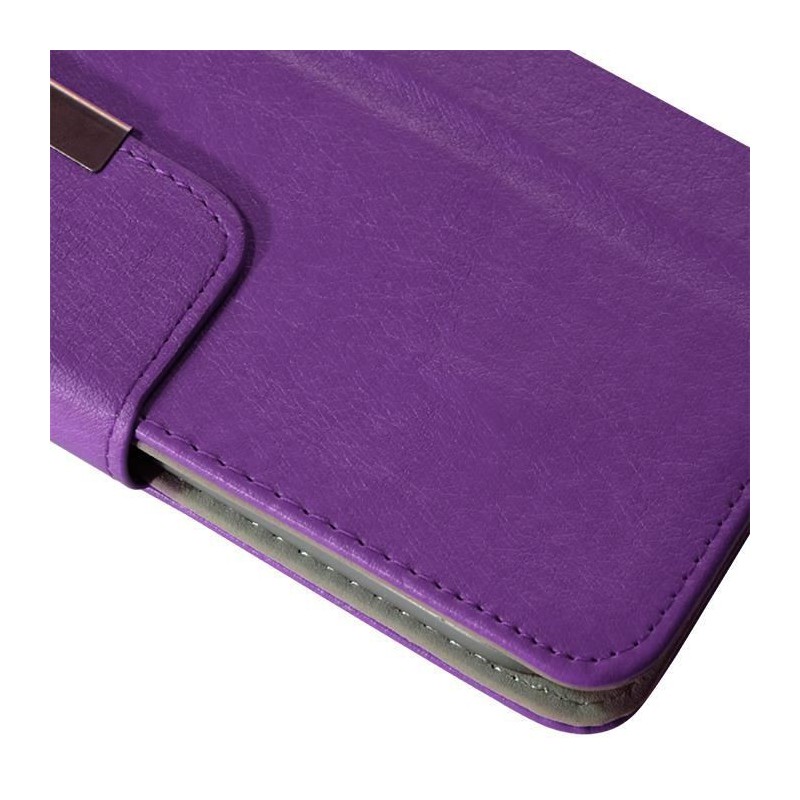 Etui en cuir pour tablette 8" Violet