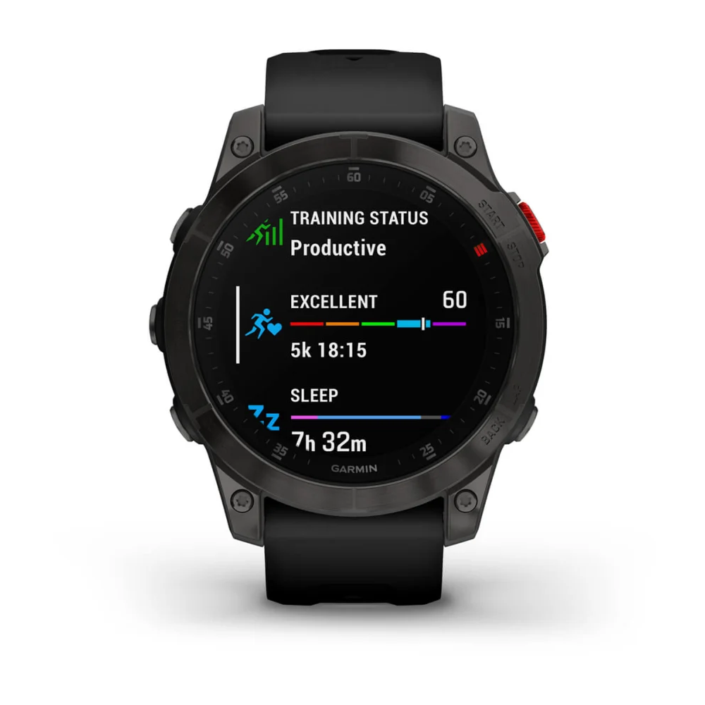Montre Connectée Garmin Epix (Gen 2) / Sapphire Titane DLC 47 mm / noir